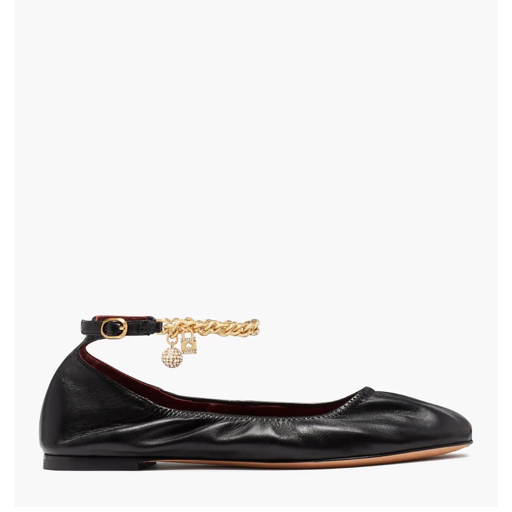EUC Leather flats, ballet flats, this is the Crush flat from Kate spade,